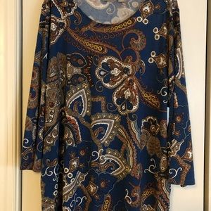 Chico’s tunic in blues